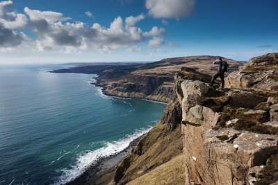 Dramatic coastline in Mull's south around Carsaig