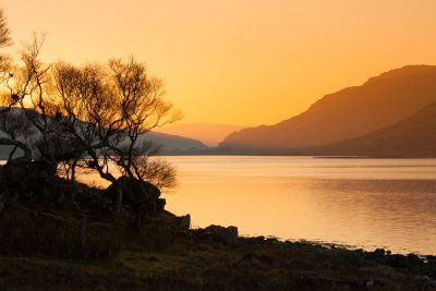 Sunset at Croggan