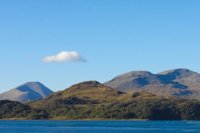 Croggan and the view over Loch Spelve