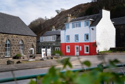 Stay in one of Tobermory's colourful buildings at The Distillery Rooms
