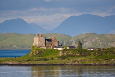 Duart Castle is a short drive away