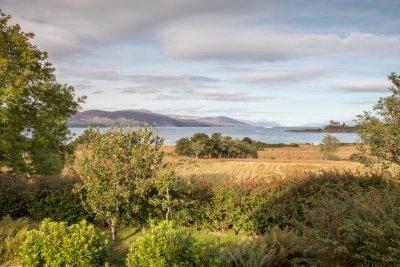 View from the garden of the Farmhouse