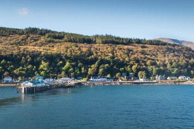 Craignure where the ferry comes in