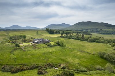 Lovely countryside and hills surrounding the properties at Kilpatrick