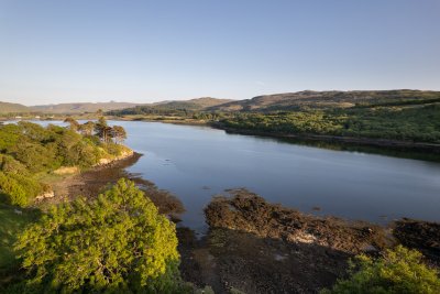 The shore directly below Torrbreac, a fantastic area for wildlife