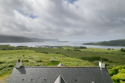 Looking out to sea and the isle of Ulva from Oskamull