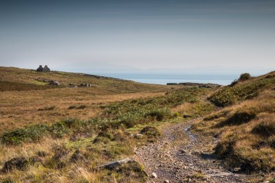 Walking trail from Scoor leading down to Shiaba