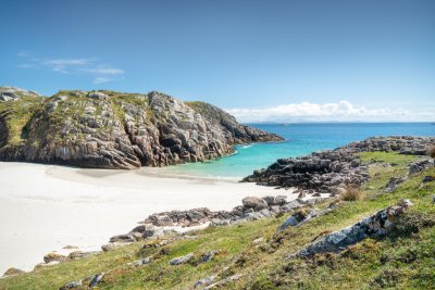 Stunning sandy beaches await on the Ross of Mull