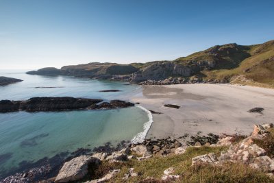 One of countless quiet sandy coves within easy reach of Solas na Greine