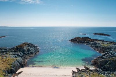 One of the 'secret' coves awaiting exploration on the Ross of Mull