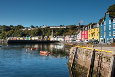 Pretty waterside location of Tobermory