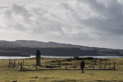 Walk to the standing stones on the Quinish Estate