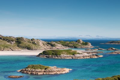 Knockvologan beach on the Isle of Mull's south west tip