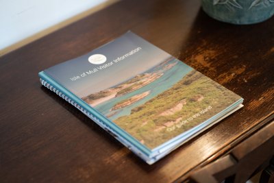 Find our annual visitor guide waiting to inspire you in the cottage