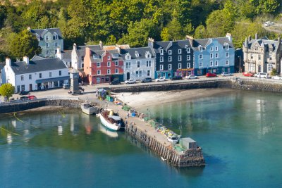 Enjoy a trip to the island capital of Tobermory for lunch out and a browse in the shops
