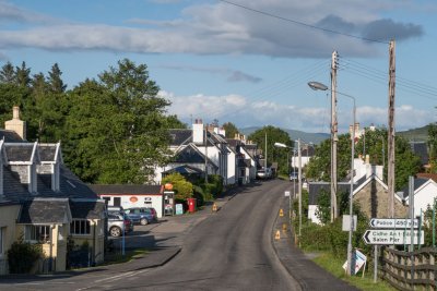 Salen village centre