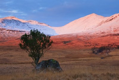 Dun Da Gaothie at sunrise