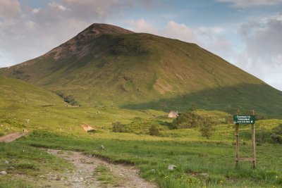 The path up Mull's Glen Forsa near the bothy