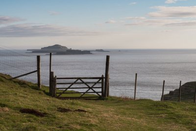 The path all the walk around Treshnish on Mull