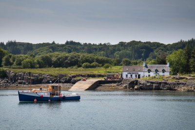 Looking across to Ulva from Ulva Ferry on Mull
