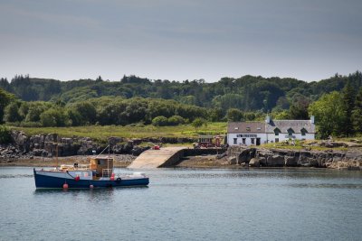 Looking across to Ulva from Ulva Ferry on Mull