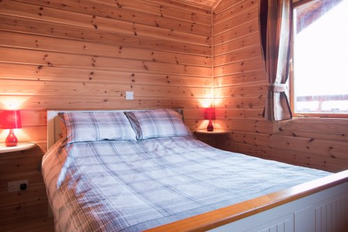 Double bedroom at Fors Lodge