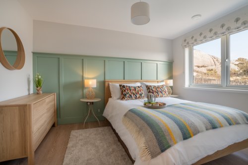 Both bedrooms are elegantly decorated for a luxury feel