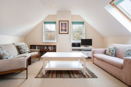 Upstairs area which leads directly through to twin bedroom 