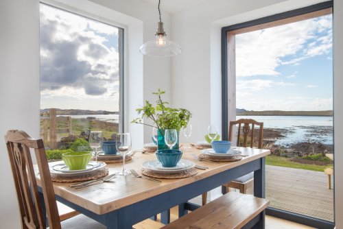 Dining table in the cottage