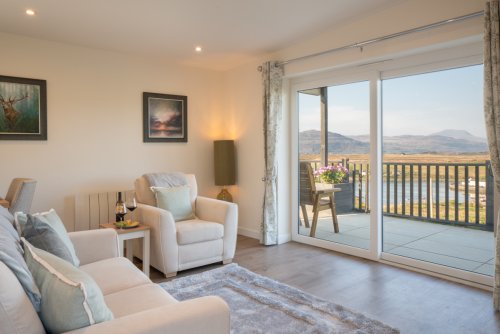 Soak up the sea and hill views