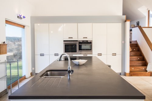 Sleek kitchen in the heart of the home