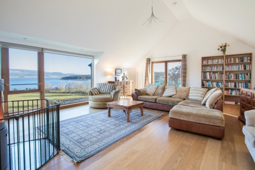 Living area filled with natural light