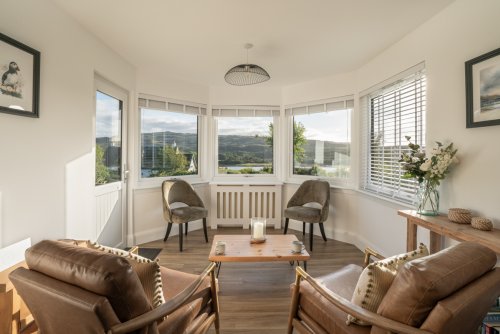 Soak up the sea views from the sun room