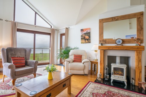 Light the cosy wood burning fire in the evenings