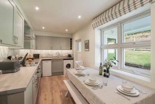 Enjoy sociable evenings in with the elegant dining kitchen