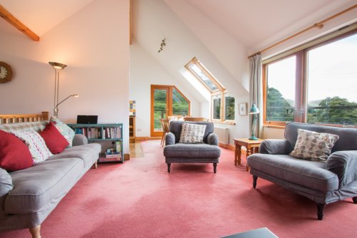 Fernbank living area - open plan and filled with natural light