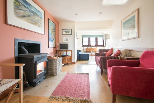 Keills Cottage living area