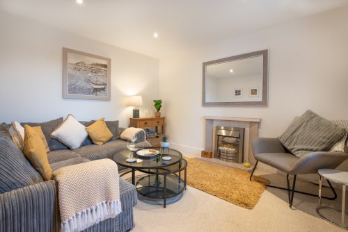 Sit back and relax in the comfortable living room
