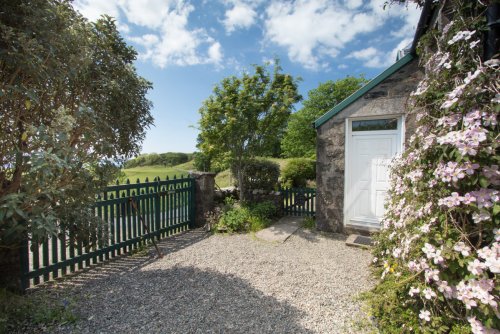 Schoolhouse gate and entrance