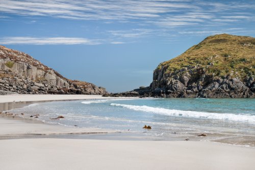 Discover deserted sand beaches on the Ross of Mull