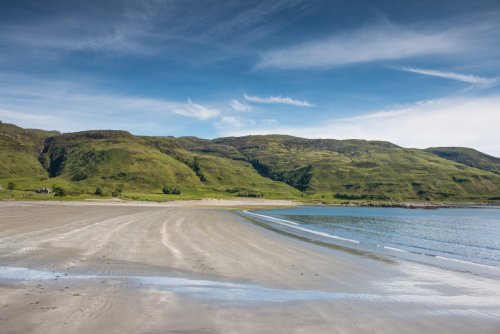 Laggan Sands lies a peaceful walk from the cottage
