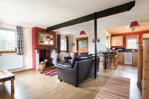 Open plan living area 