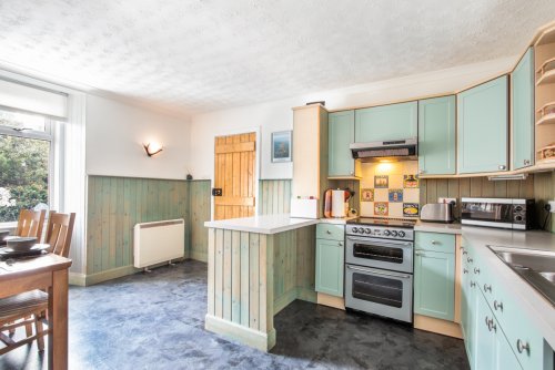 Lovely bright kitchen and dining room at Spey