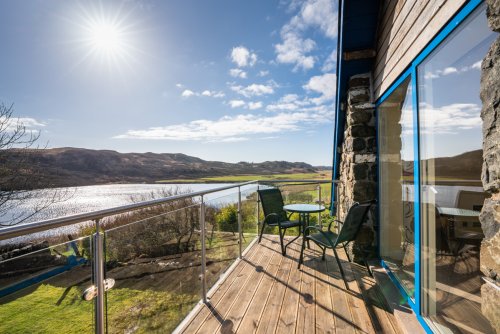 Soak up the views from your balcony at The Steading