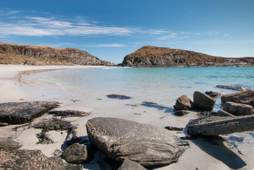 Winter sun on nearby Kilvickeon beach