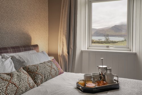 Relax with breakfast in bed as you watch the tides change