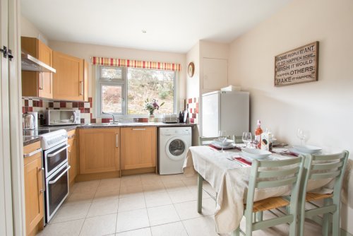 Well equipped self-catering kitchen for guests
