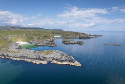 Gorgeous coves pepper the coastline here