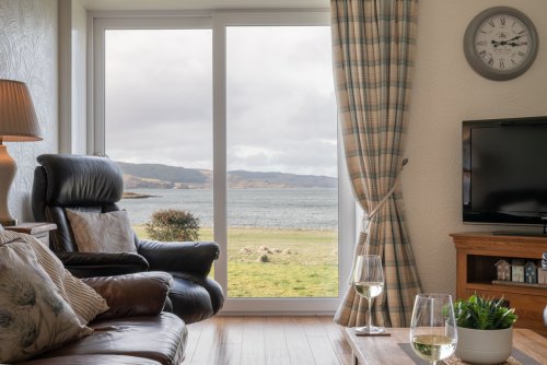 Stunning views whatever the weather from Tigh Bhan Cottage