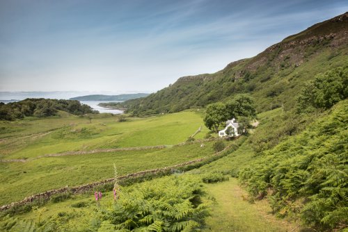 Wonderful setting on the west coast of the island